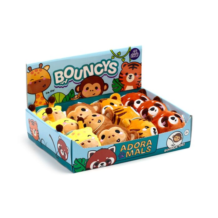 Adoramals Wilde Tiere Plüsch-Hüpfball