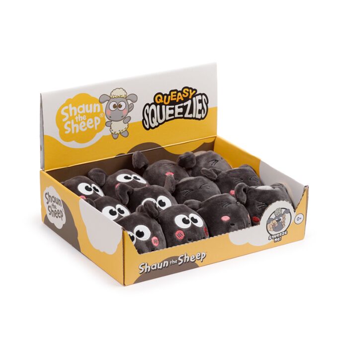 Queasy Squeezies Kawaii Shaun das Schaf Plüsch Quetschtiere Spielzeug