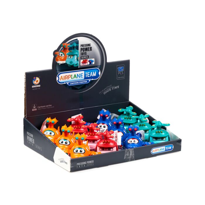 Press & Go Niedliches Flugzeug Action-Spielzeug