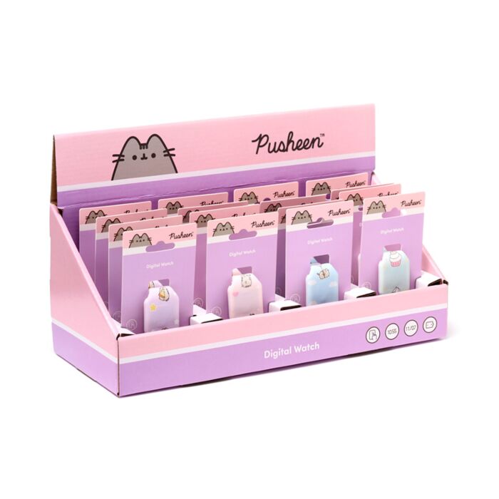 Pusheen the Cat Katze Foodie Silikon-Digitaluhr