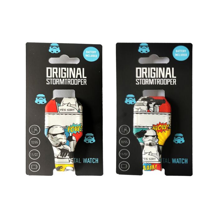 The Original Stormtrooper Comic Silikon-Digitaluhr
