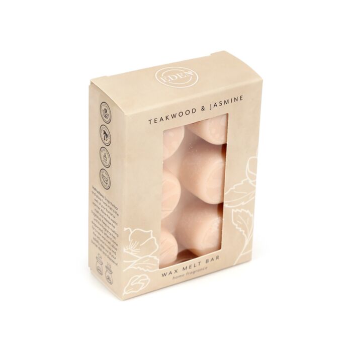 Eden Teakholz & Jasmin Wax Melts 6er-Set