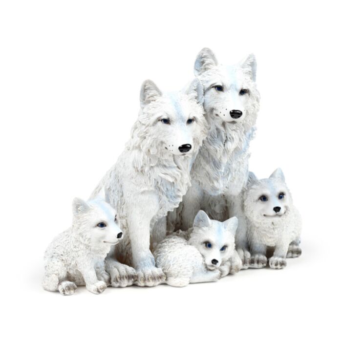 Wolf Welpen Familie