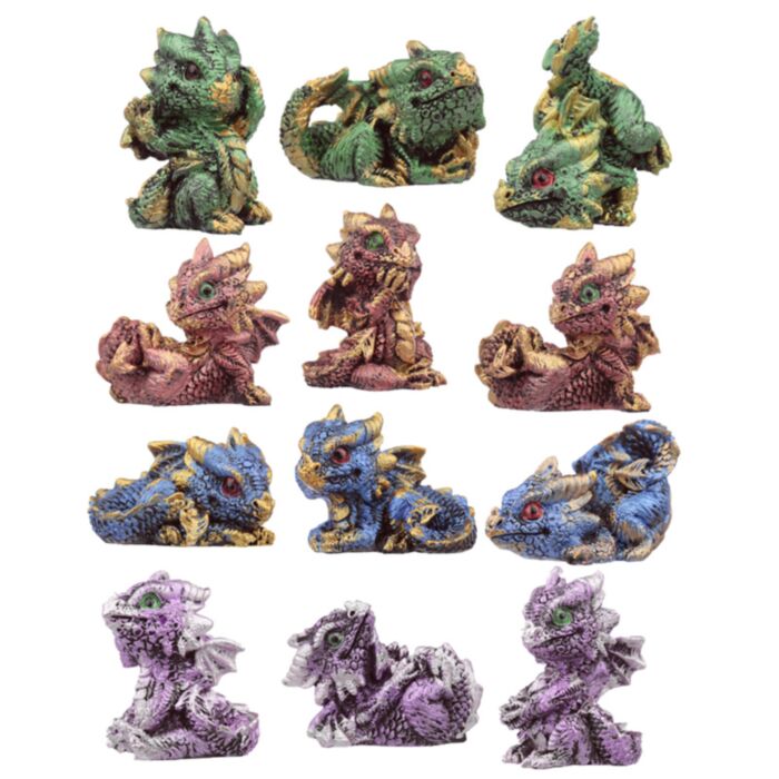 Kristalle Drache Baby Sammlerfiguren