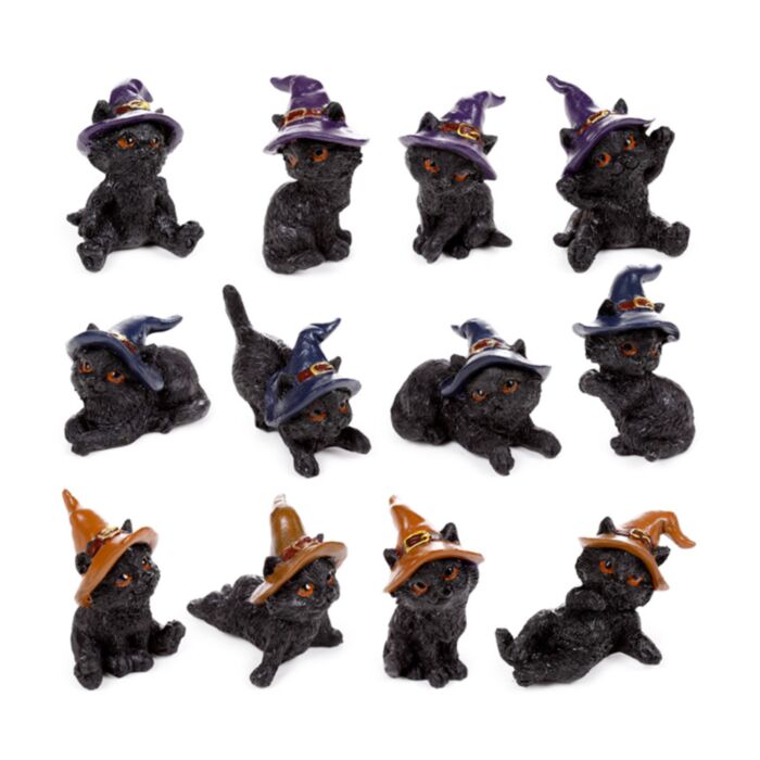 Witches Black Cat Hexen Schwarze Katze Sammlerfiguren