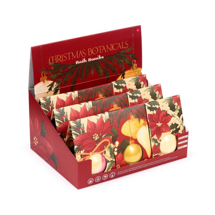 Christmas Botanicals Blumen Weihnachten Badebombe in Geschenkverpackung
