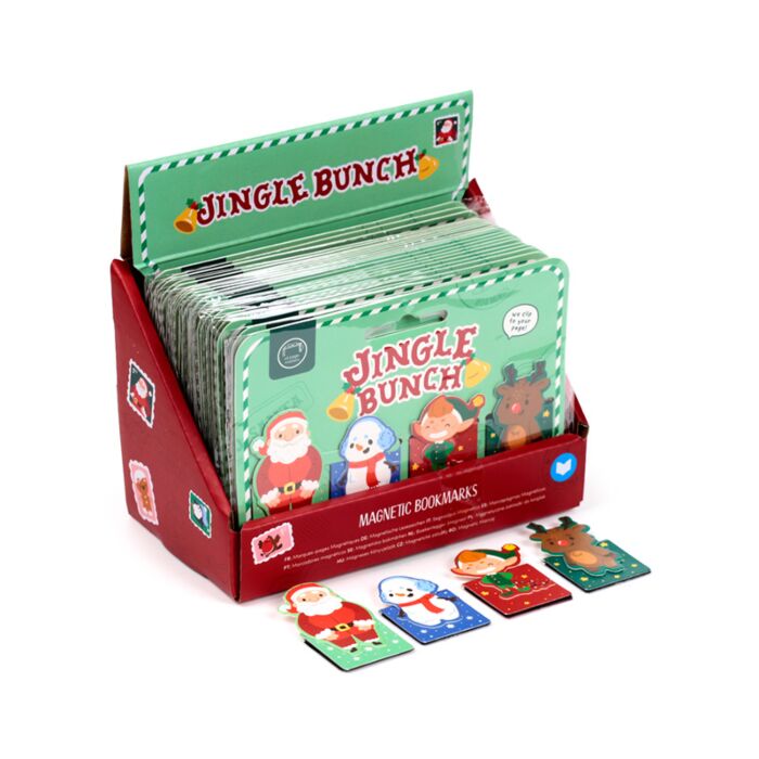 Jingle Bunch Weihnachten Magnetische Lesezeichen Set