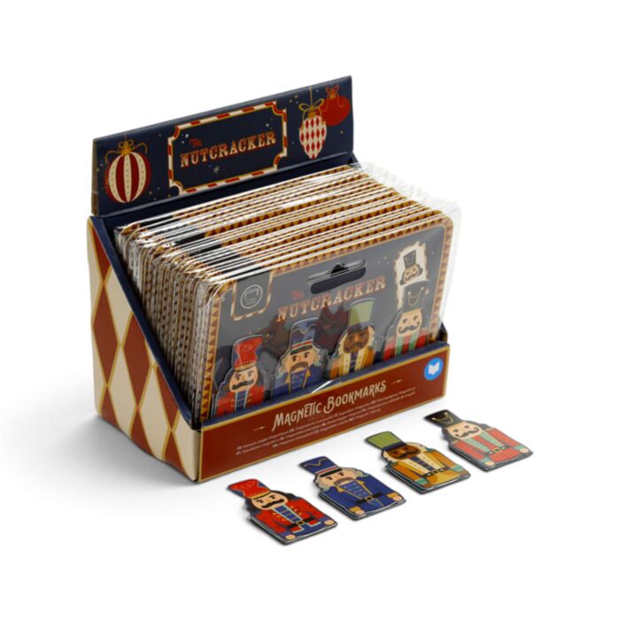 Nutcracker Weihnachten Nussknacker Magnetische Lesezeichen Set
