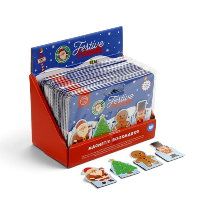 Festive Friends Christmas Magnetic Bookmark Set