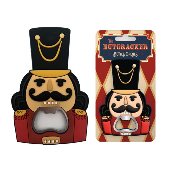 Nutcracker Weihnachten Nussknacker PVC-Flaschenöffner