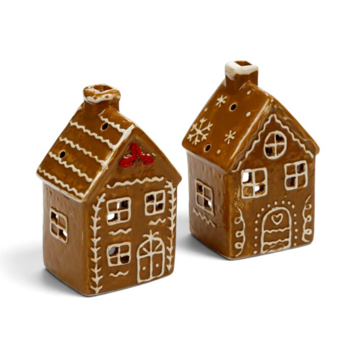 Weihnachten Lebkuchenhaus Teelichthalter 