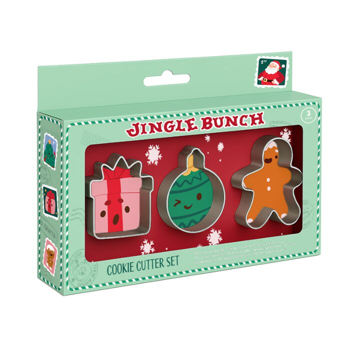 Jingle Bunch Weihnachten Keksaustecher 3er-Set