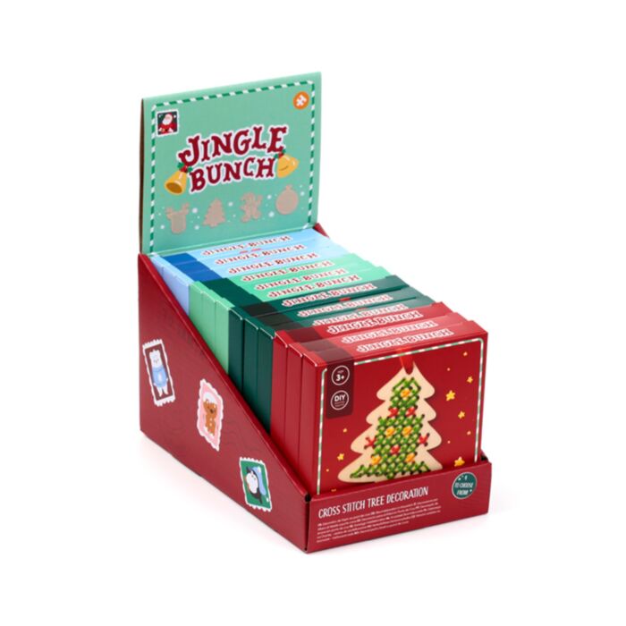 Jingle Bunch Weihnachten DIY Kreuzstich-Dekoration zum Selbermachen