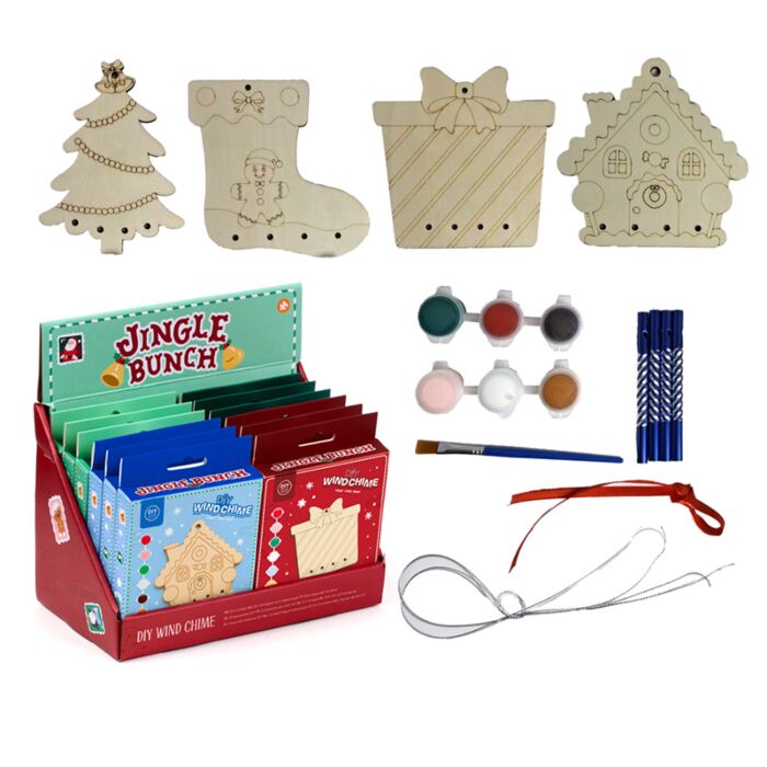 Jingle Bunch DIY Weihnachten  Bemale dein eigenes Windspiel