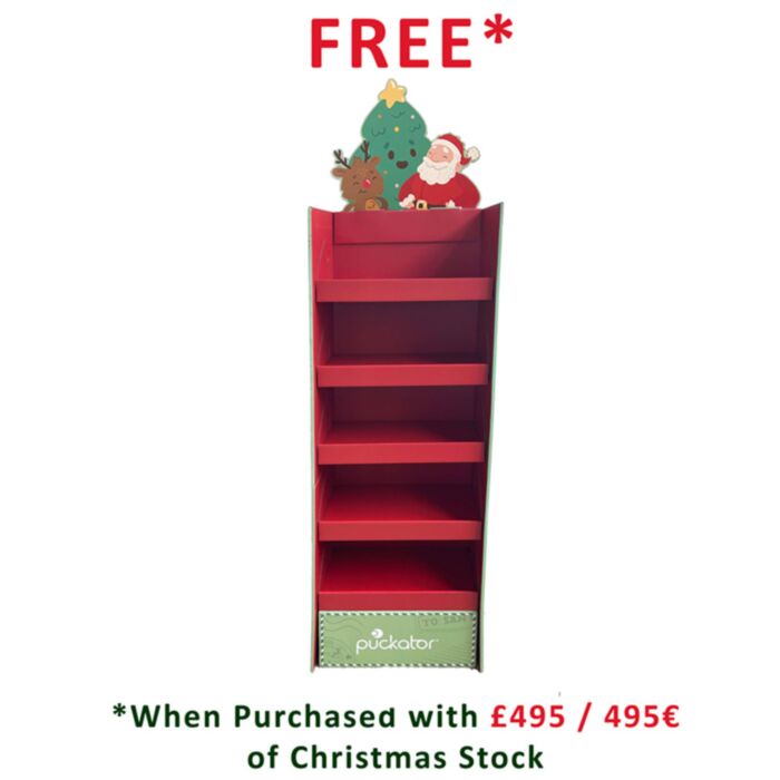 Jingle Bunch Weihnachten 4-fach-Regal FSDU-Displayeinheit