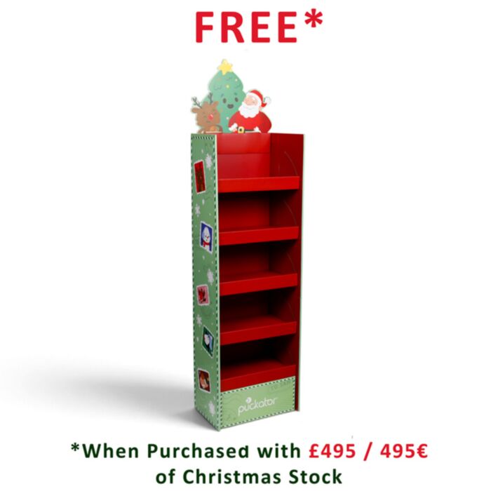 Jingle Bunch Weihnachten 4-fach-Regal FSDU-Displayeinheit