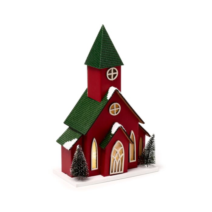 Kirche Weihnachten LED-Dekoration