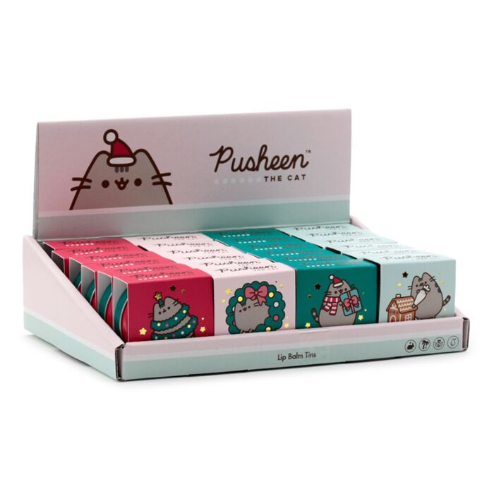 Pusheen the Cat Katze Weihnachten Lippenbalsam in Metalldose