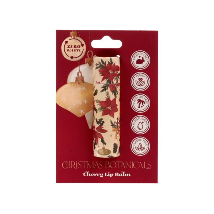 Christmas Botanicals Weihnachten Blumen Lippenpflegestift im Papierhalter