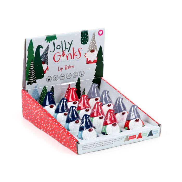 Jolly Gonk Weihnachten Lippenbalsam in figurativer Gnomfigur