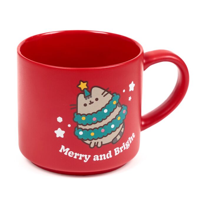 Weihnachten Pusheen die Katze Tasse aus Porzellan - Groß