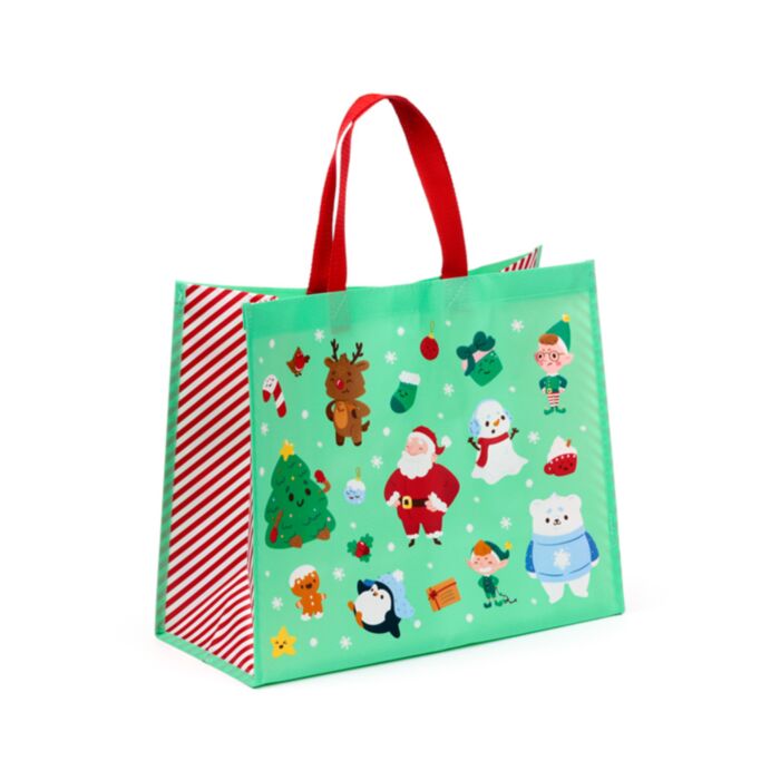 Jingle Bunch Weihnachten Wiederverwendbare Einkaufstasche