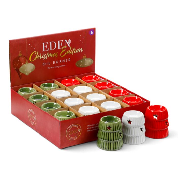 Eden kleine Duftlampe in Form eines abstrakten Weihnachtsbaums
