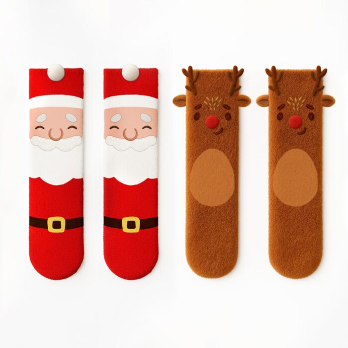 Jingle Bunch Weihnachten flauschige Socken