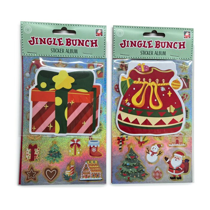 Jingle Bunch Weihnachten Stickerbuch und Sticker