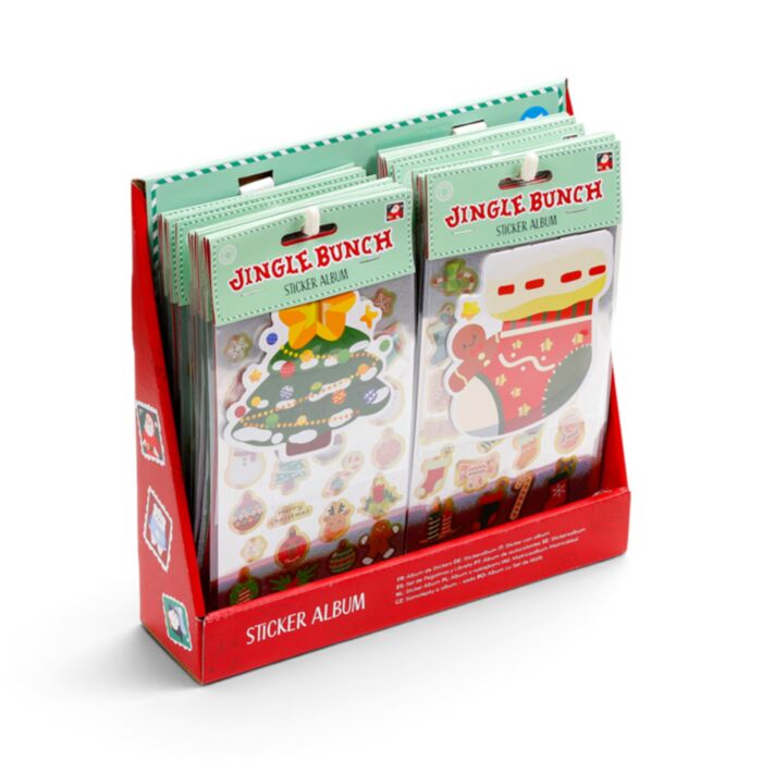 Jingle Bunch Weihnachten Stickerbuch und Sticker