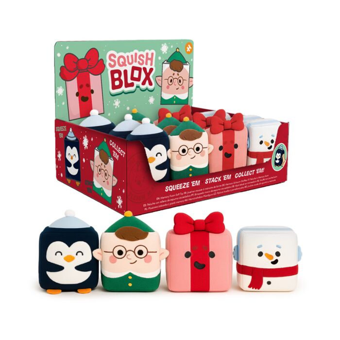 Squish Blox Jingle Bunch Weihnachten Memory-Schaum-Würfel
