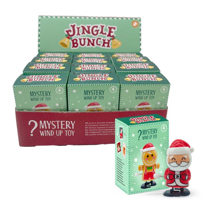 Jingle Bunch Weihnachts‑Überraschungsbox mit Aufziehspielzeug