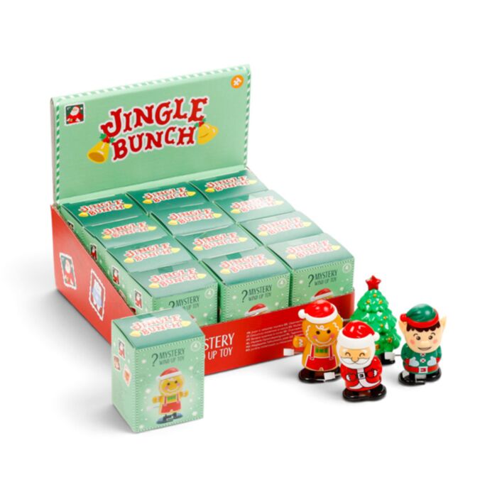 Jingle Bunch Weihnachts‑Überraschungsbox mit Aufziehspielzeug