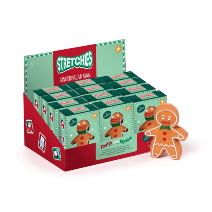 Baker Street Weihnachten Lebkuchenmann Dehnbares Anti-Stress-Spielzeug