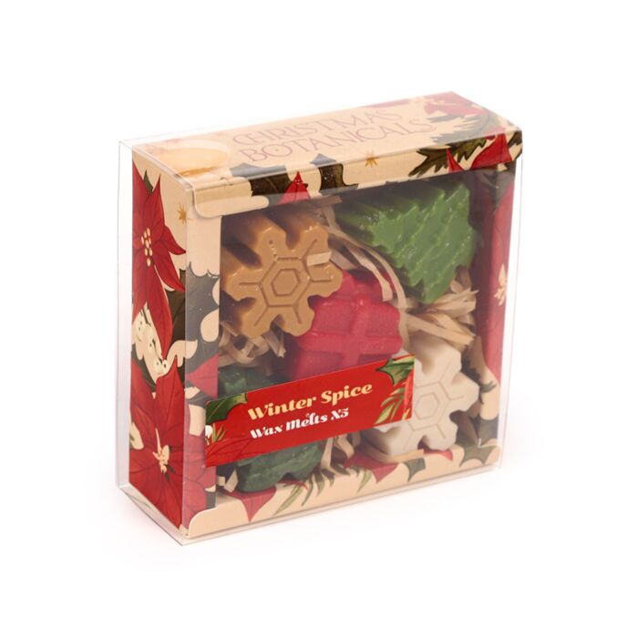 Christmas Botanicals Weihnachten Blumen Winter Spice Wachs Melts 5er-Set 