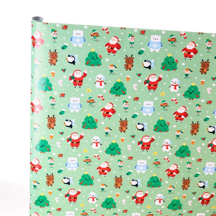 Jingle Bunch Christmas Weihnachten Geschenkpapier 3m-Rolle