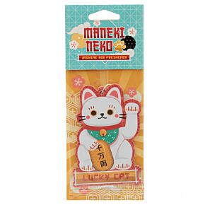 Maneki Neko Lucky Cat Glückskatze Jasmin Auto-Lufterfrischer
