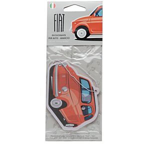 Fiat 500 Retro Rot Orangenblüte Auto-Lufterfrischer