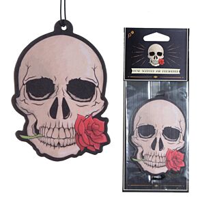 Gothic Totenkopf Rose Auto-Lufterfrischer