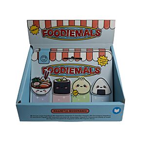 Foodiemals Ramen & Sushi Nudeln Magnetische Lesezeichen Set