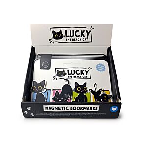 Lucky the Black Cat Schwarze Katze Magnetische Lesezeichen Set Lucky the Black Cat Schwarze Katze Magnetische Lesezeichen Set