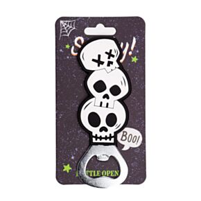 Spooky Totenkopf PVC-Flaschenöffner