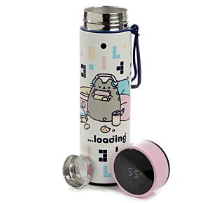 Pusheen the Cat Katze Computerspiele Isolierflasche mit Digital-Thermometer 450ml Pusheen the Cat Katze Computerspiele Isolierflasche mit Digital-Thermometer 450ml
