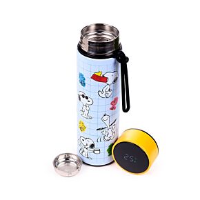 Peanuts Snoopy & Woodstock Isolierflasche mit Digital-Thermometer 450ml