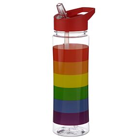 Somewhere Rainbow Regenbogen Wasserflasche mit Strohhalm 550ml Somewhere Rainbow Regenbogen Wasserflasche mit Strohhalm 550ml