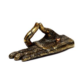 Buddha-Hand Gold Räucherstäbchenhalter