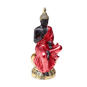Thai-Buddha Erleuchtung Schwarz-Rot-Gold 