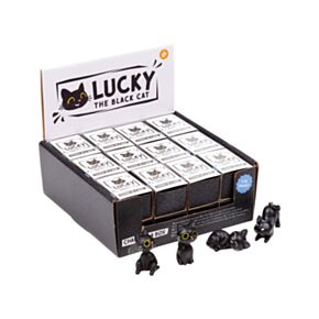 Lucky the Black Cat Katze Glücksbringer in Minibox