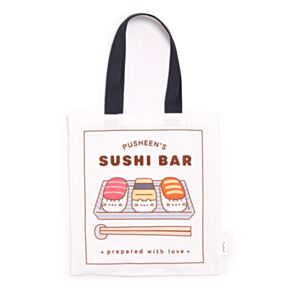 Pusheen the Cat Katze Sushi-Bar Wiederverwendbare Tragetasche