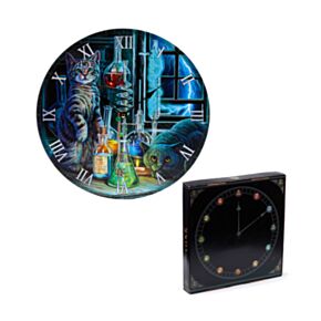 Lisa Parker Jekyll & Hyde Katze Wanduhr